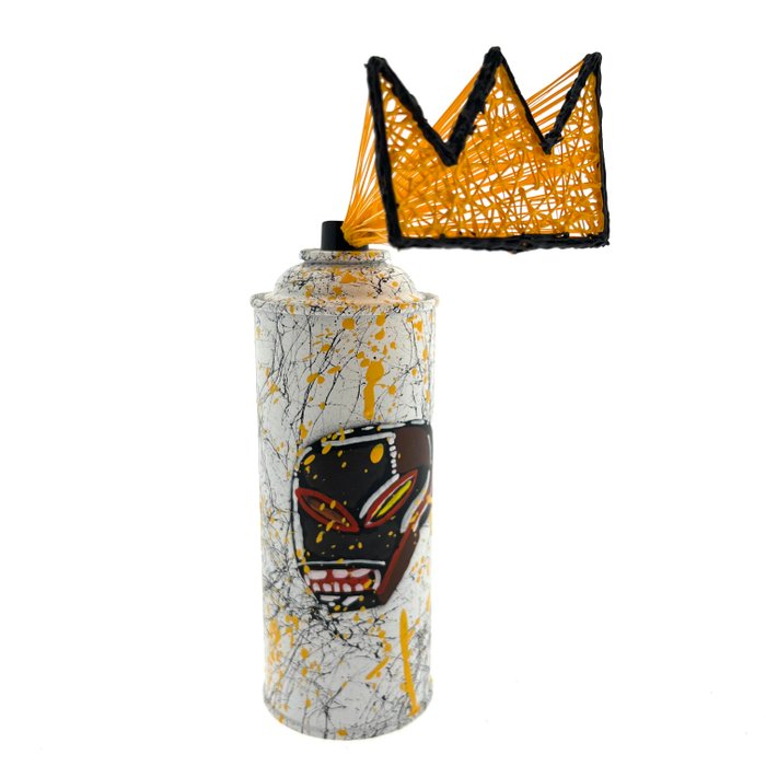 WhyCreationz (XX-XXI) - Basquiat face and crown