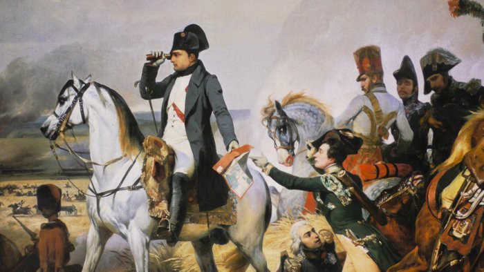 Emile Vernet - Napoleon bij de Veldslag van Wagram (Giclee Reproductie)