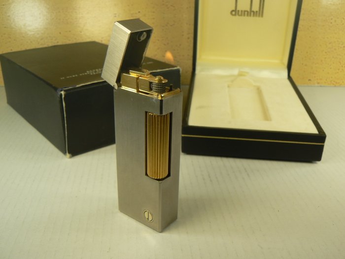 Dunhill - Rollagas - Lighter - Palladium belagt