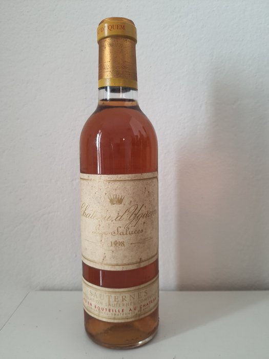 1998 Château d'Yquem - Sauternes 1er Cru Supérieur - 1 Halvflaske (0,375 L)