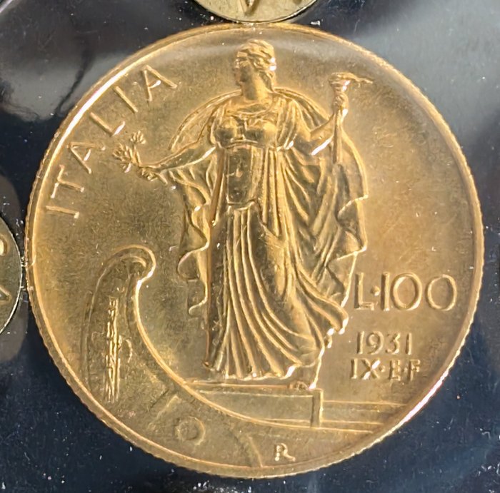 Italien. 100 Lire 1931 IX, Vittorio Emmanuele III