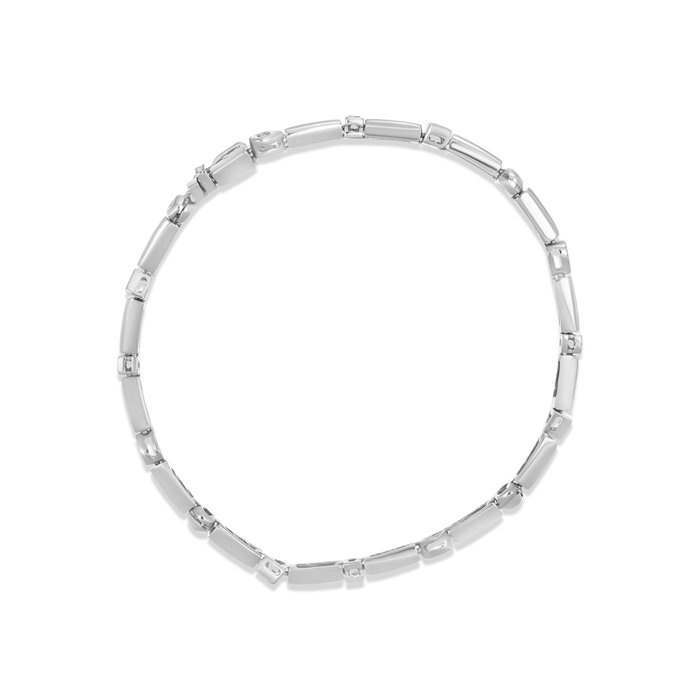 Armbånd - 18 kraat Hvidguld -  0.24ct. tw. Diamant (Natur)