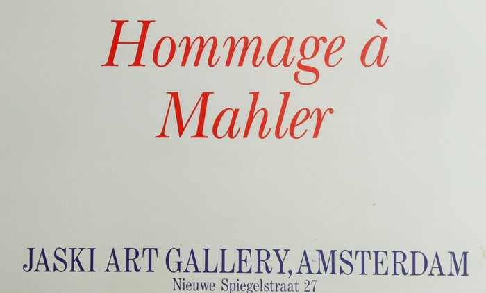 Corneille - Hommage a Mahler - 1990‹erne