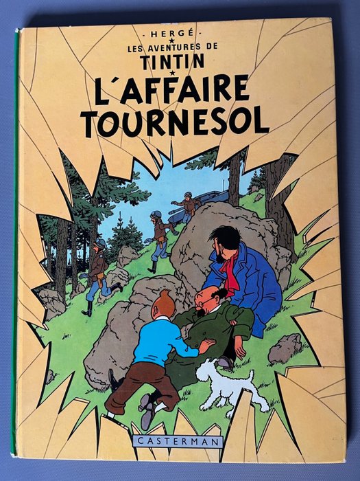 Hergé - 1 Album - Tintin - T16 - L'affaire Tournesol (B39) + dédicace manuscrite - 1971