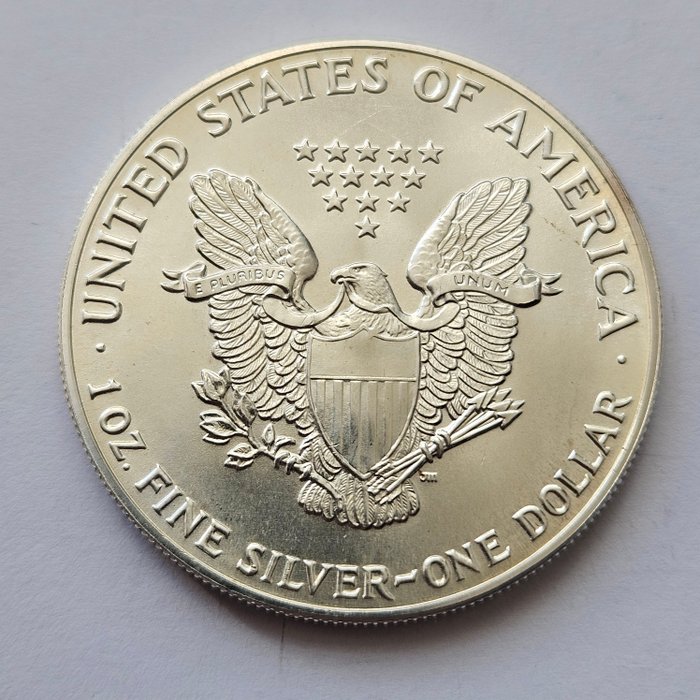 Förenta staterna. 1 Dollar 1987 American eagle, 1 Oz (.999)  (Ingen mindstepris)