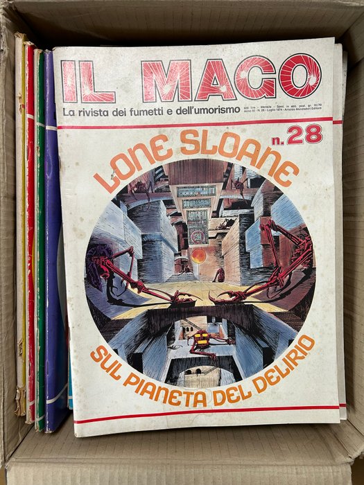 Il Mago 35x riviste assortite - La rivista dei fumetti e dell'umorismo - 35 Album - Første udgave - 1974