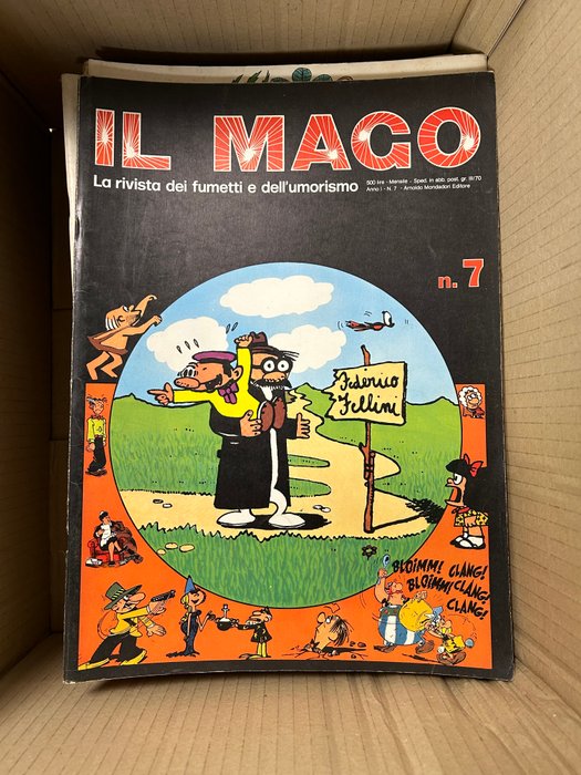 Il Mago 35x riviste assortite - La rivista dei fumetti e dell'umorismo - 35 Album - Første udgave - 1974