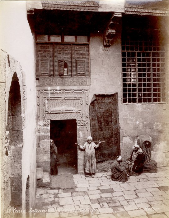 Reiser - (Cairo, Egypt) Interior of Mameluk Palace, Cairo, Egypt, 1890´s