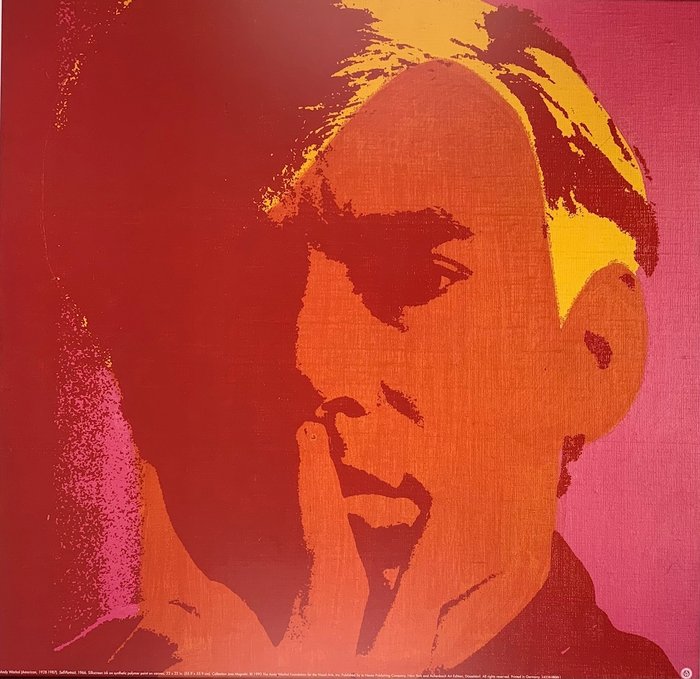 Andy Warhol (1928-1987) - Self-Portrait 1966 - Artprint - 66 x 66 cm