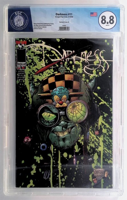 Darkness #11 - EGC graded 8,8, 9.0, 9.2, 9.2, 9.2, 9.2 - 6 Graded comic - 1998