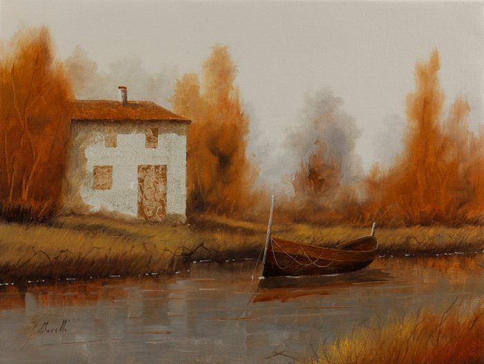 Guido Borelli - un casolare un po' spoglio