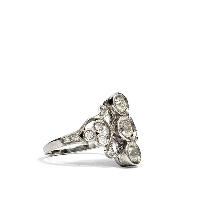 Ring Platin Diamant (Natur)