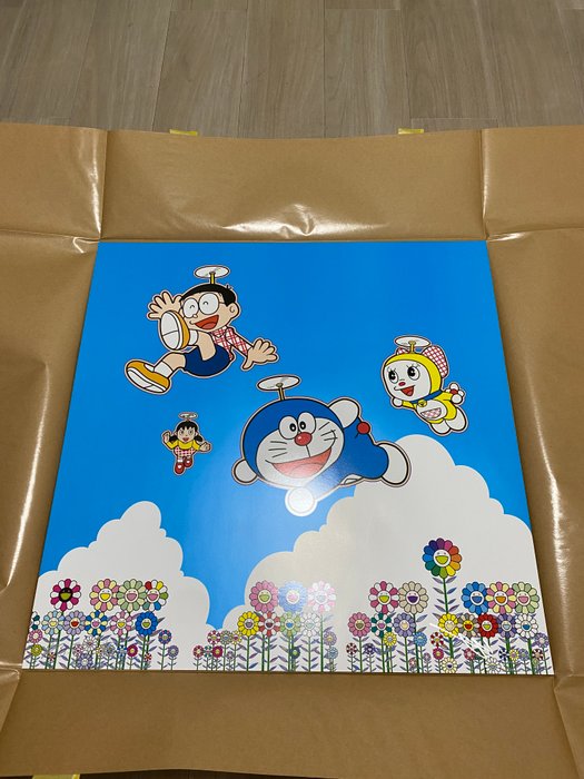 Takashi Murakami (1962) - Doraemon / So Much Fan, Under the Blue Sky