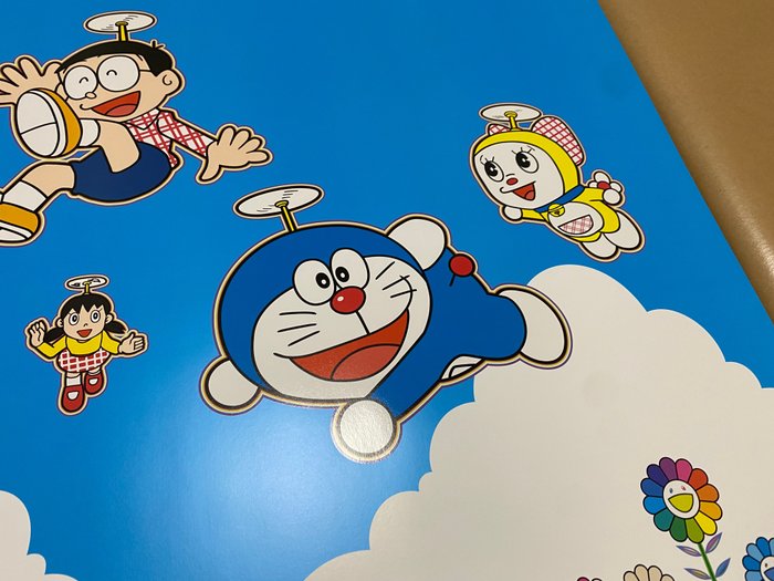 Takashi Murakami (1962) - Doraemon / So Much Fan, Under the Blue Sky