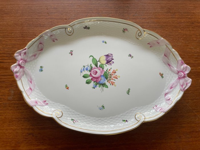 Herend - Serveringsfad (11) - Printemps - Porcelæn - Printemps i stor skala