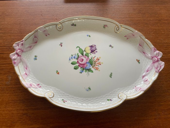 Herend - Serveringsfad (11) - Printemps - Porcelæn - Printemps i stor skala