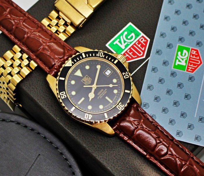 TAG Heuer - 1000 Professinal 200M - Ingen mindstepris - Ref984013B * Wolf of the Wall Street * Swiss Black Watch - Mænd - 2000-2010