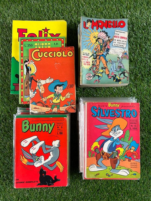 Comici 52x albi assortiti - Bunny, Silvestro, Cucciolo, Il Monello - 52 Album - Første udgave - 1960