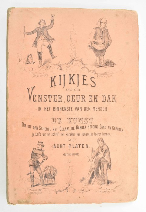 [Cranologie. Frenologie] - Kijkjes door venster, deur en dak in het binnenste van den mensch - 1872