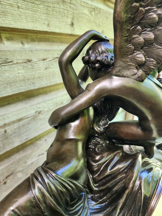 Kaminur -   Spelter og Marmor - 1850-1900 - Amour et Psyche