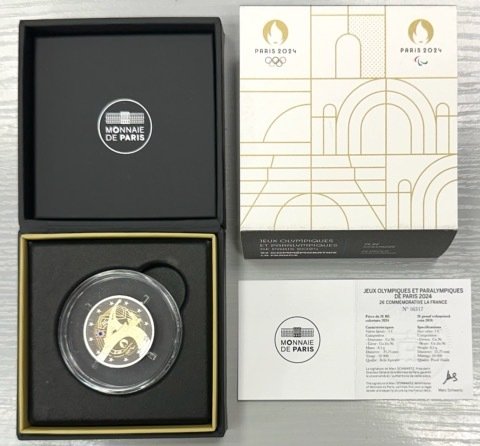 Frankrig. 2 Euro 2024 "La Tour Eiffel Danse" Proof  (Ingen mindstepris)