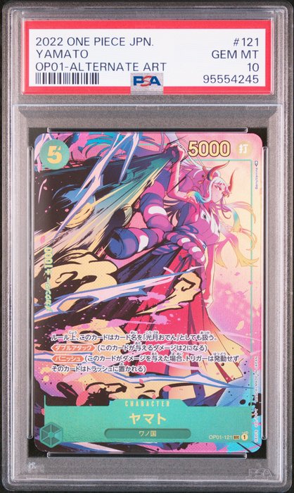 One Piece - 1 Graded card - One Piece - Yamato - PSA 10