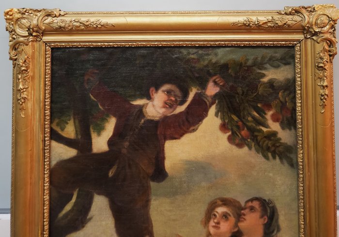 Francisco José de Goya y Lucientes (1746-1828) - After - Niños cogiendo fruta