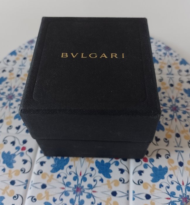 Bvlgari - Manchetknapper Sølv - Onyx - Materiale: 925 sølv