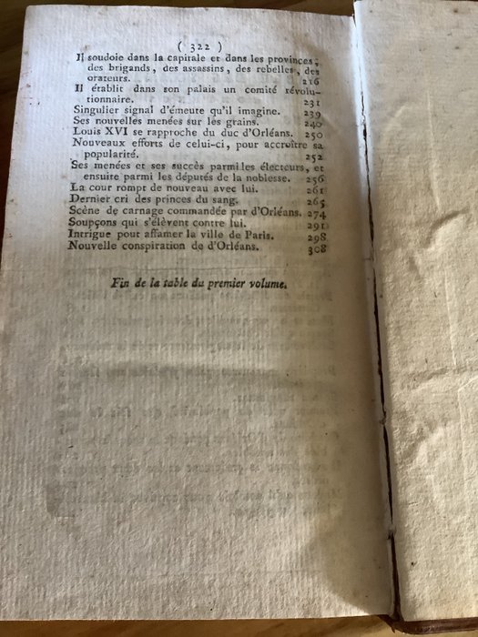 Anonyme - Histoire de la conjuration de Louis Philippe d’Orléans - 1796