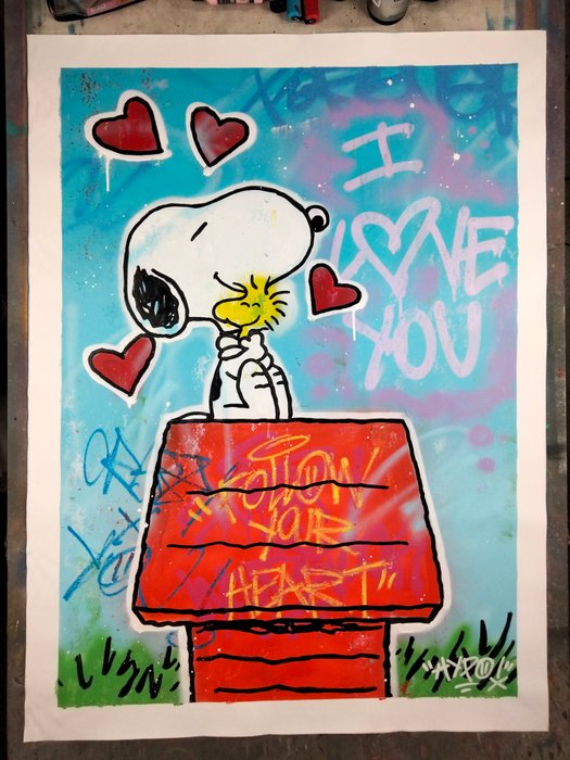 Hipo (1988) - Snoopy  Woodstock - Follow Your Heart (Original artwork)