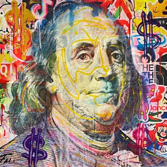 Joaquim Falco (1958) - Benjamin Franklin $ Purple