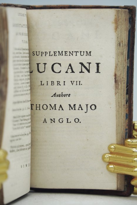 Thoma May-Anglo - M Annaei Lucani Pharsalia - 1693