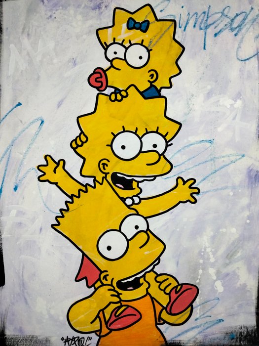 Hipo (1988) - The Simpson Sibling  (XL Original artwork)