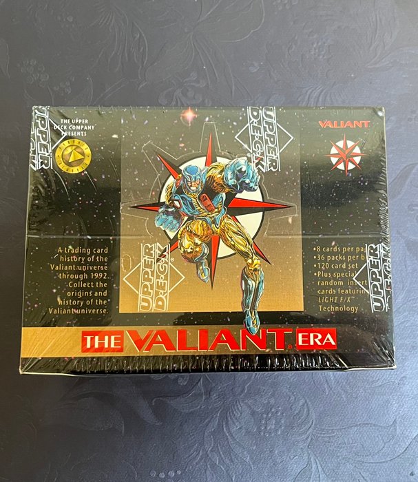 Upper Deck - 1 Box - The Valiant Era - Valiant Comics - Sealed Trading Cards Box - 36 packs - 8 cards per pack