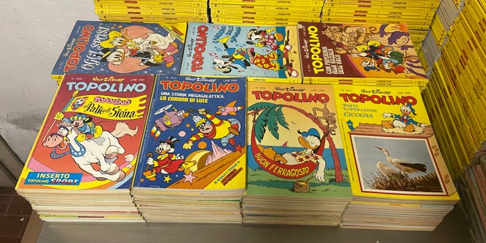 Topolino 1501/1600 - Sequenza semi completa - 97 Comic - Første udgave - 1984/1986