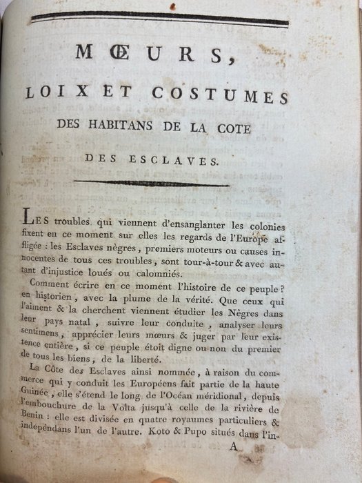 Jacques Grasset de Saint-Sauveur - Encyclopédie des voyages - 136 Planches de costumes  types : Amérique Afrique Océanie Asie - 1795