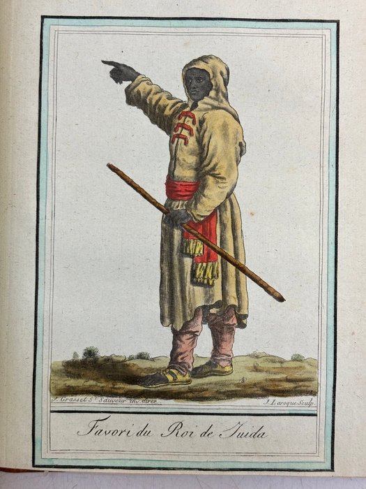 Jacques Grasset de Saint-Sauveur - Encyclopédie des voyages - 136 Planches de costumes  types : Amérique Afrique Océanie Asie - 1795