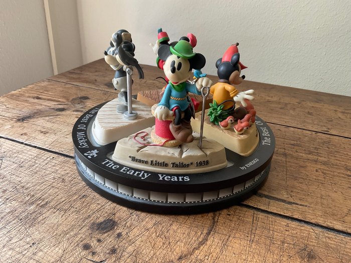 disney - Statue The best of Mickey The  Early Years - 15 cm - Porcelæn