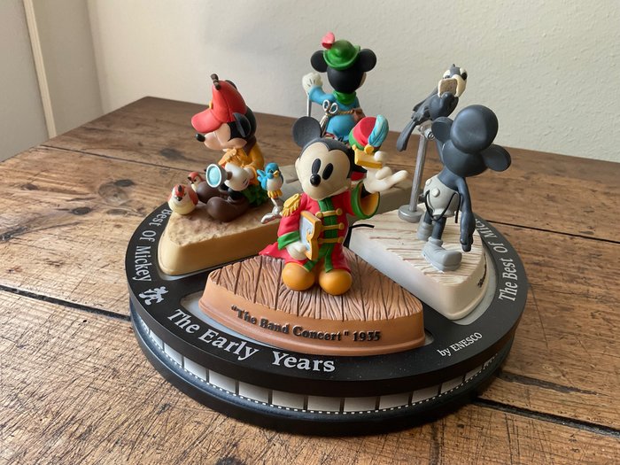 disney - Statue The best of Mickey The  Early Years - 15 cm - Porcelæn