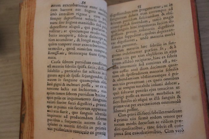 Antoine Fizes - Tractatus de Febribus Antonii Fizes . Edition quarta aliis vere correctior et emendatior. - 1754