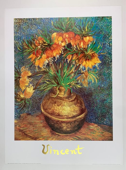 Vincent van Gogh - Imperial Fritillaries in a Copper Vase, 1887 - Artprint - 80 x 60 cm