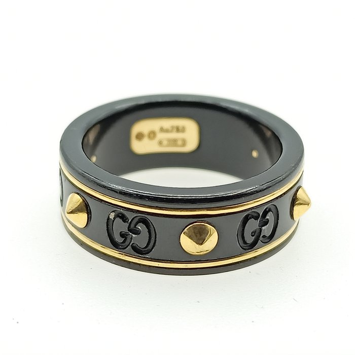 Gucci - Ring - Icon - 18 kraat Gulguld, Harpiks