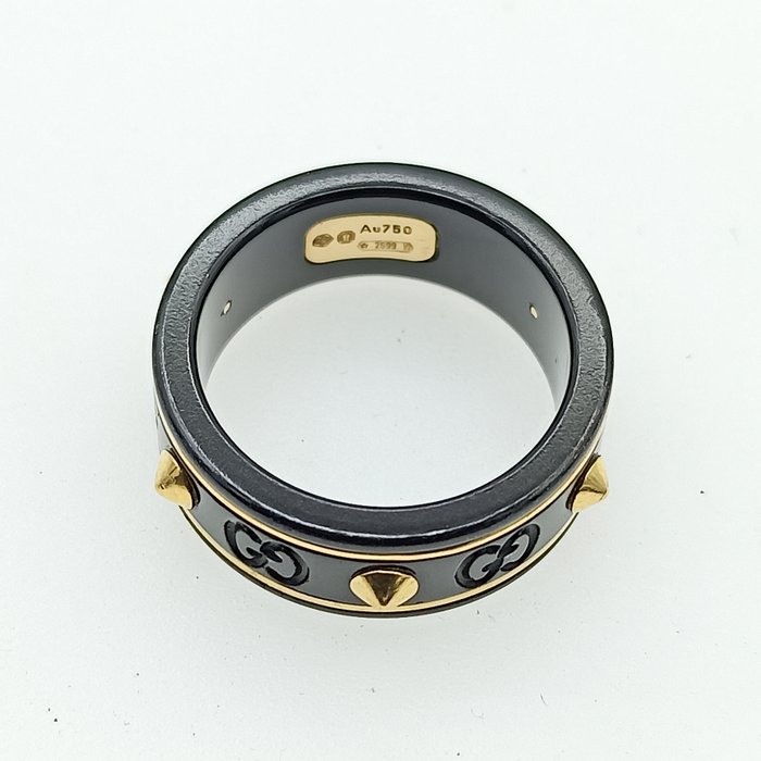 Gucci - Ring - Icon - 18 kraat Gulguld, Harpiks