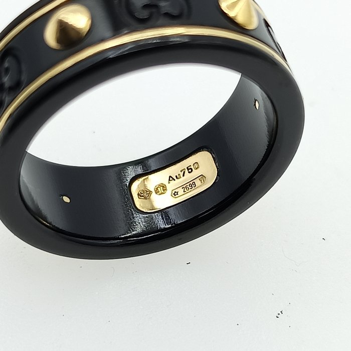 Gucci - Ring - Icon - 18 kraat Gulguld, Harpiks