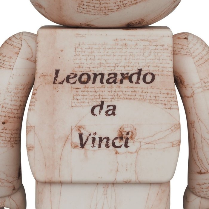 Medicom Toy Be@rbrick - 400%  100% Bearbrick Set - Leonardo Da Vinci (Vitruvian Man)