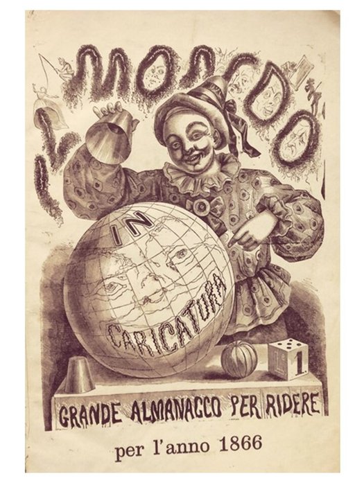 Anonimo - Lotto Ottocentesco di Opere di Umorismo e Caricature - 1866