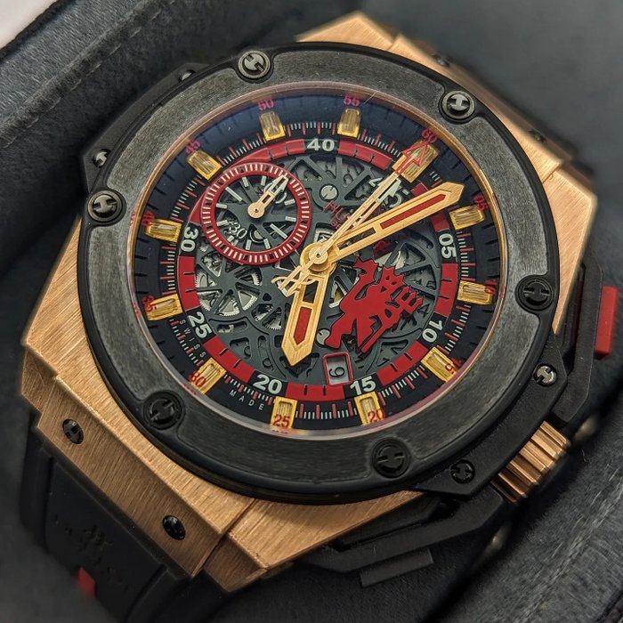 Hublot - King Power RED DEVIL MANCHESTER UNITED LIMITED EDITION - Ref: 716OM1129RXMAN11 - Mænd - 2011-nu