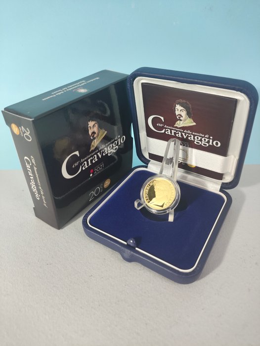 Italien. 20 Euro 2021 "Caravaggio" Proof