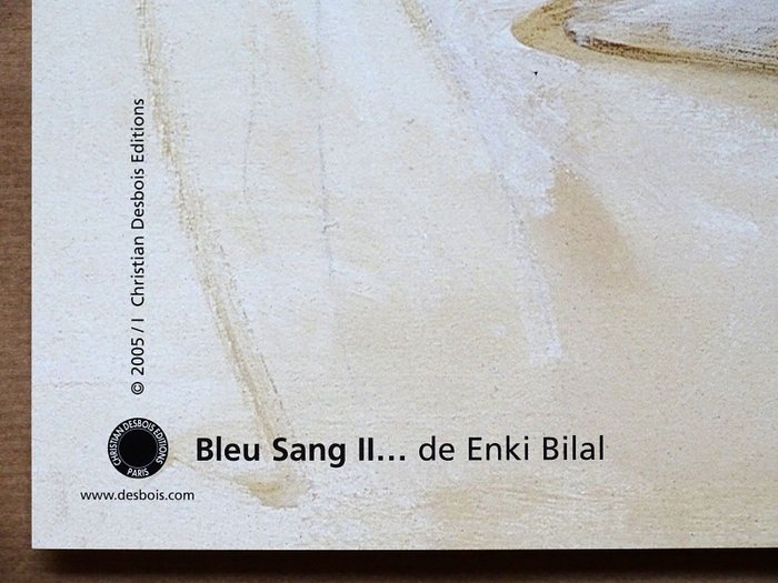 Bilal, Enki - 1 Offset Print - Bleu sang II - 2005