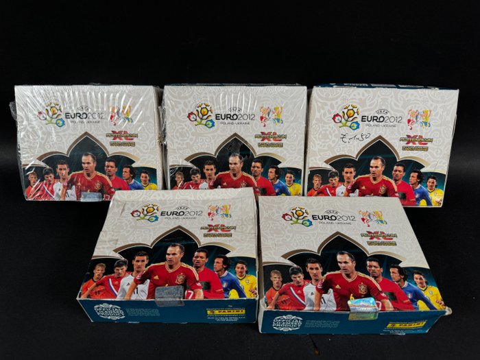 2012 Panini Euro 2012, Adrenalyn XL - 5 Sealed box - Good (GD)